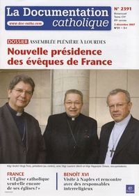 Vincent Cabanac - La documentation catholique N° 2391, 2 décembre : Assemblée plénière de Lourdes - Nouvelle présidence des évêques de France.