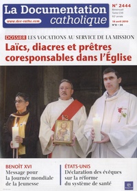 Jean-François Petit - La documentation catholique N° 2444, 18 Avril 20 : Les vocations au service de la mission.