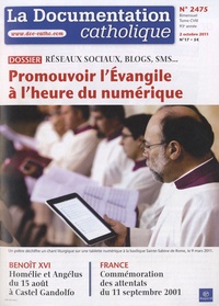 Jean-François Petit - La documentation catholique N° 2475, 2 octobre 2 : Promouvoir l'Evangile à l'heure du numérique.
