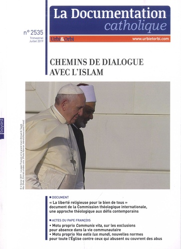 Dominique Greiner - La documentation catholique N° 2535, juillet 2019 : .