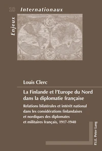 La Finlande et l'Europe du Nord dans la diplomatie française