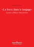 Giovanni Dotoli - "La force dans le langage" - Lecture d'Henri Meschonnic.