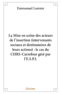 La Mise en scène des acteurs de l'insertion (intervenants sociaux et destinataires de leurs actions