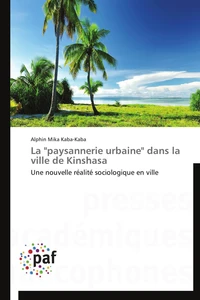 La "paysannerie urbaine"  dans la ville de kinshasa