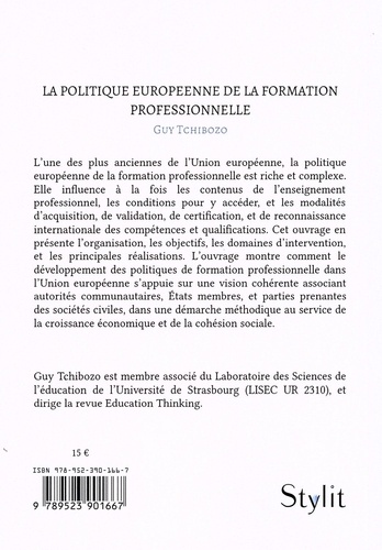 La politique européenne de la formation professionnelle