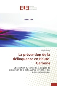 Elodie Relion - La prévention de la délinquance en Haute-Garonne - Observation du travail de la Brigade de prévention de la délinquance juvénile et des polices municipales.