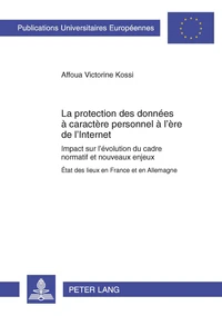 La protection des données à caractère personnel à l'ère de l'Internet