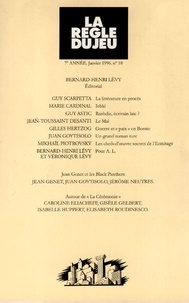 Bernard-Henri Lévy - La Règle du jeu N° 18 : .