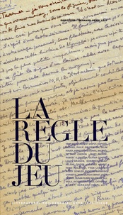 Bernard-Henri Lévy - La Règle du jeu N° 43, mai 2010 : .