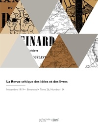 Eugène Marsan - La revue critique des idées et des livres.