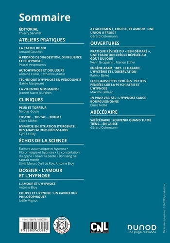 La Revue de l'hypnose et de la santé N° 26, janvier 2024