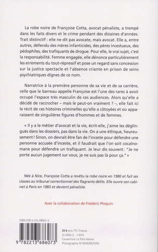 La robe noire de Françoise Cotta - Grand Format - Livre - Decitre