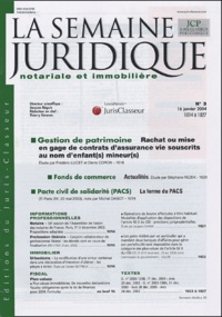  Juris Classeur - La Semaine Juridique notariale et immobilière N° 1 à 47, année 200 : .