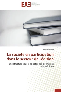 La société en participation dans le secteur de l'édition