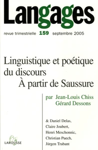 Linguistique et poétique du discours