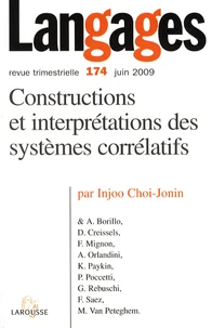 Constructions et interprétations des systèmes corrélatifs