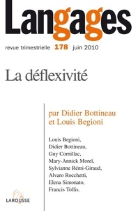 Didier Bottineau et Louis Begioni - Langages N° 178, juin 2010 : La déflexivité.