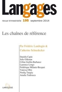  Armand Colin - Langages N° 195 : Les chaînes de référence.
