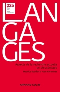  Armand Colin - Langages N° 225, janvier 2022 : .