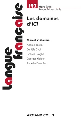 Marcel Vuillaume - Langue française N° 197, mars 2018 : Les domaines d'ici.