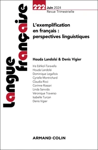 L'exemplification en français : perspectives linguistiques