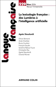 La lexicologie française : des Lumières à l'intelligence artificielle