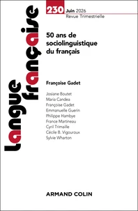50 ans de sociolinguistique du français