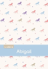  XXX - Le cahier d'Abigail - Blanc, 96p, A5 - Chevaux.