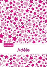 Le cahier d'Adèle - Petits carreaux, 96p, A5 - Constellation Rose