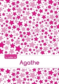  XXX - Le cahier d'Agathe - Petits carreaux, 96p, A5 - Constellation Rose.
