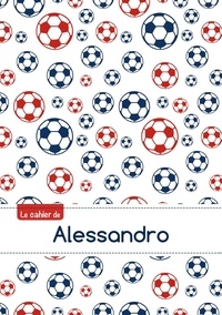  XXX - Le cahier d'Alessandro - Petits carreaux, 96p, A5 - Football Paris.