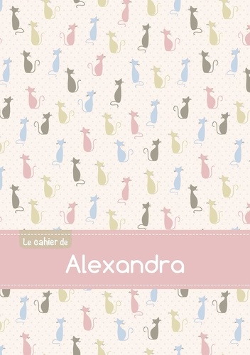  XXX - Le cahier d'Alexandra - Petits carreaux, 96p, A5 - Chats.