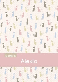  XXX - Le cahier d'Alexia - Petits carreaux, 96p, A5 - Chats.
