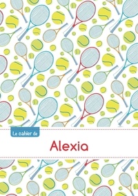  XXX - Le cahier d'Alexia - Séyès, 96p, A5 - Tennis.