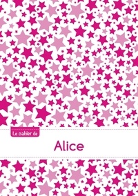  XXX - Le cahier d'Alice - Blanc, 96p, A5 - Constellation Rose.