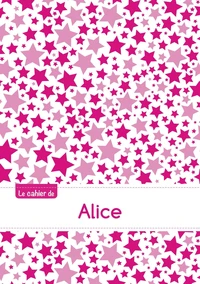 Le cahier d'Alice - Blanc, 96p, A5 - Constellation Rose
