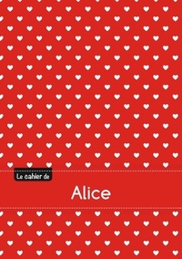  XXX - Le cahier d'Alice - Blanc, 96p, A5 - Petits c urs.