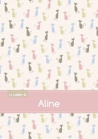 XXX - Le cahier d'Aline - Blanc, 96p, A5 - Chats.