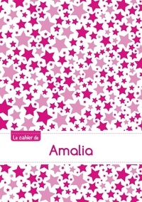  XXX - Le cahier d'Amalia - Petits carreaux, 96p, A5 - Constellation Rose.