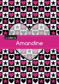 Le cahier d'Amandine - Blanc, 96p, A5 - C ur et étoile