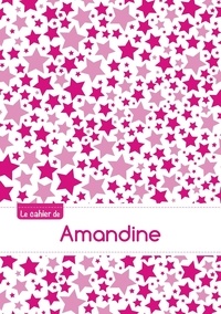  XXX - Le cahier d'Amandine - Blanc, 96p, A5 - Constellation Rose.