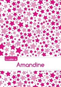Le cahier d'Amandine - Blanc, 96p, A5 - Constellation Rose