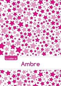  XXX - Le cahier d'Ambre - Blanc, 96p, A5 - Constellation Rose.