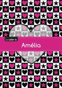 Le cahier d'Amélia - Petits carreaux, 96p, A5 - C ur et étoile