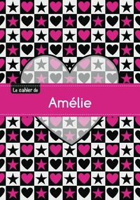 Le cahier d'Amélie - Petits carreaux, 96p, A5 - C ur et étoile