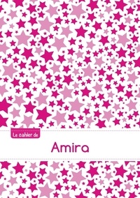  XXX - Le cahier d'Amira - Petits carreaux, 96p, A5 - Constellation Rose.