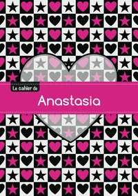 Le cahier d'Anastasia - Petits carreaux, 96p, A5 - C ur et étoile
