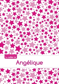 Le cahier d'Angélique - Petits carreaux, 96p, A5 - Constellation Rose