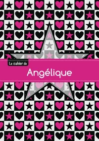 Le cahier d'Angélique - Petits carreaux, 96p, A5 - Étoile et c ur