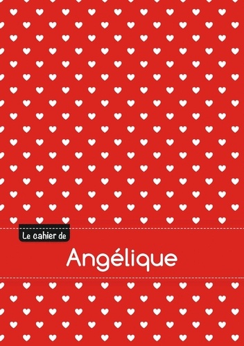  XXX - Le cahier d'Angélique - Petits carreaux, 96p, A5 - Petits c urs.